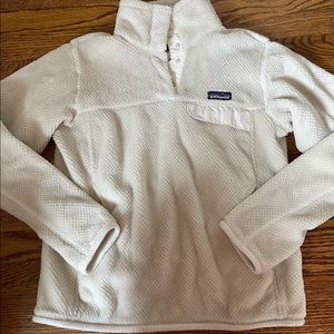 Patagonia Re-Tool Snap-T Fleece Pullover Off-White